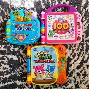 Vtech and Leap Frog Touch Teach Word Books